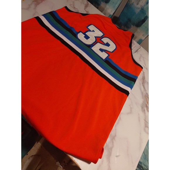 Brick City All-Stars Streetball Basketball Jersey Sz 52 Big Mens Orange #32 - Picture 9 of 12